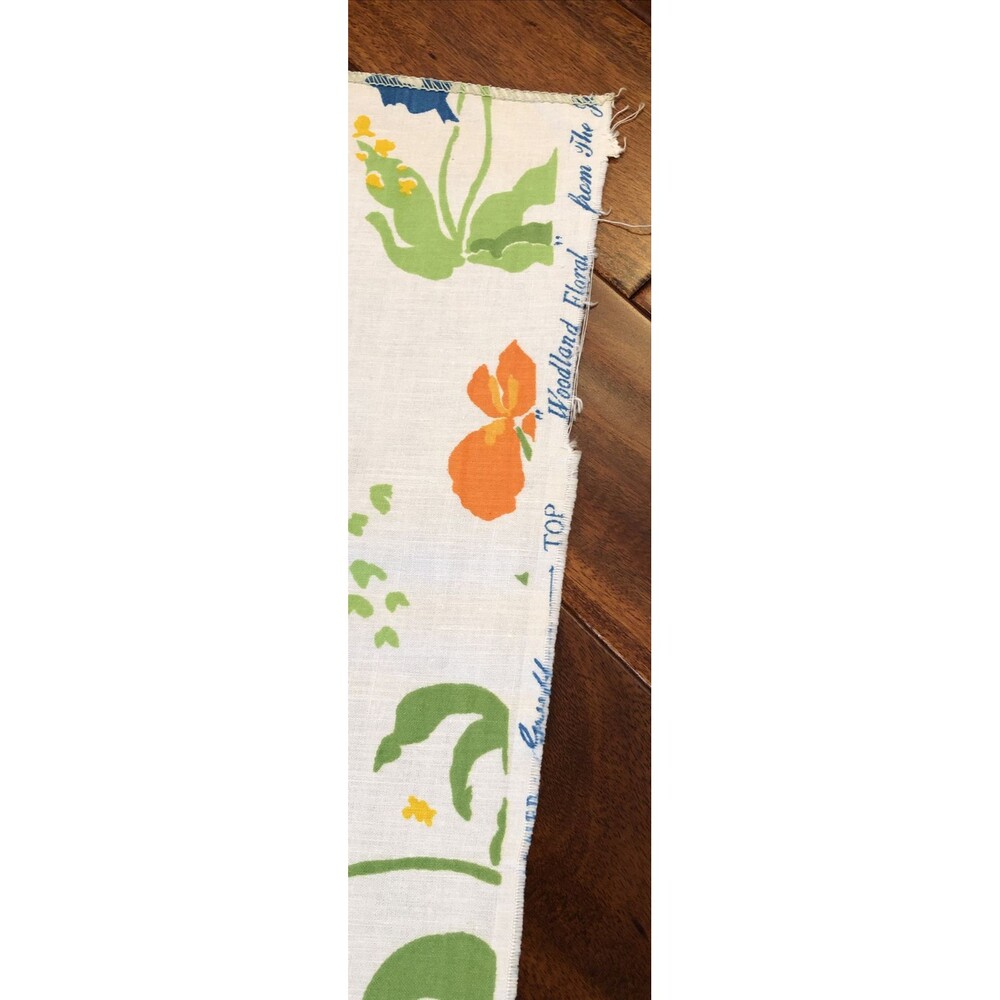 Vintage Fabric Swatch Greeff Woodland & Floral England - Picture 9 of 11